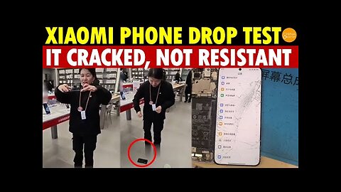 Xiaomi Has No Shame! Drop-Proof, Waterproof Phone Breaks on First Drop, Screen Dies on Water Contact