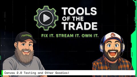 Special Tools of the Trade - Canvas 2.0 Live Testing Rumble Studio