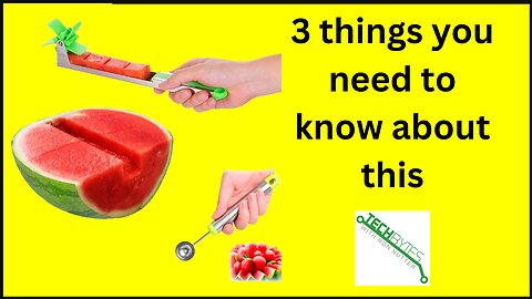3 Things to know about The YIDADA Watermelon Slicer Cutter
