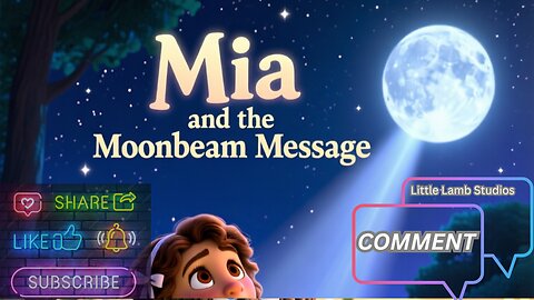 Mia and the Moonbeam Message 🌙✨ | Christian Story for Kids | Little Lamb Studios