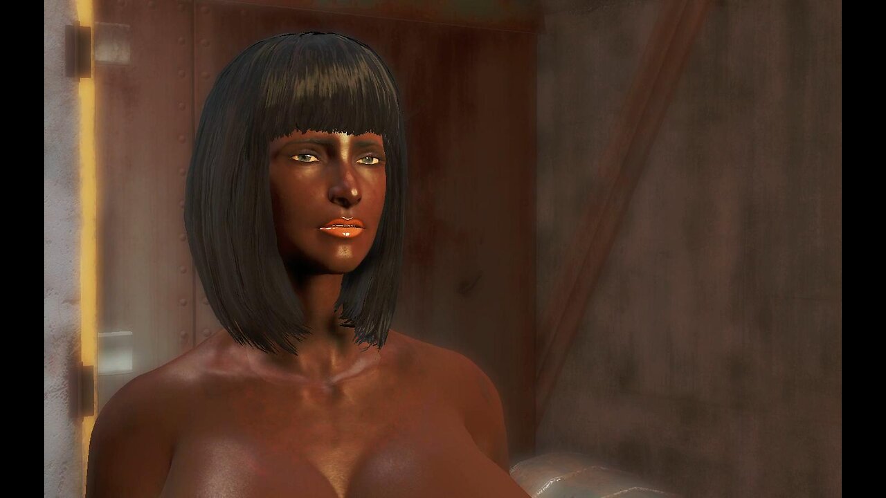Fallout 4, naked, play through, Saugus ironworks, atomic beauty mod, busty, boobs