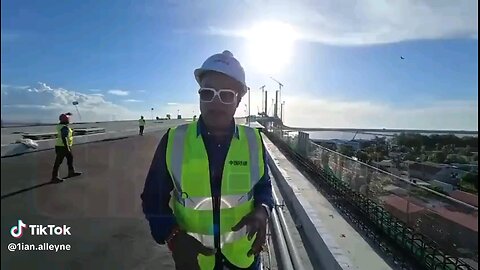 Ian Alleyne visited Guyana to hilight Tthe progress made thanks president Irfaan Ali
