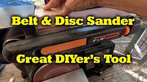 Table top Belt and Disk sander - I NEEDED this!