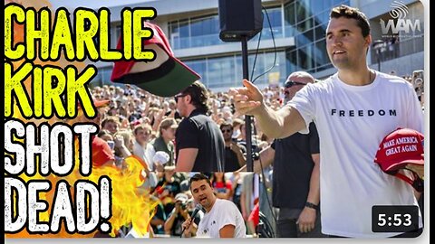 BREAKING: CHARLIE KIRK SHOT DEAD! - Beware Of Manufactured Crisis To Come!
