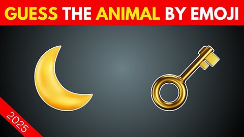 Can You Guess The ANIMAL By Emoji?Emoji Quiz