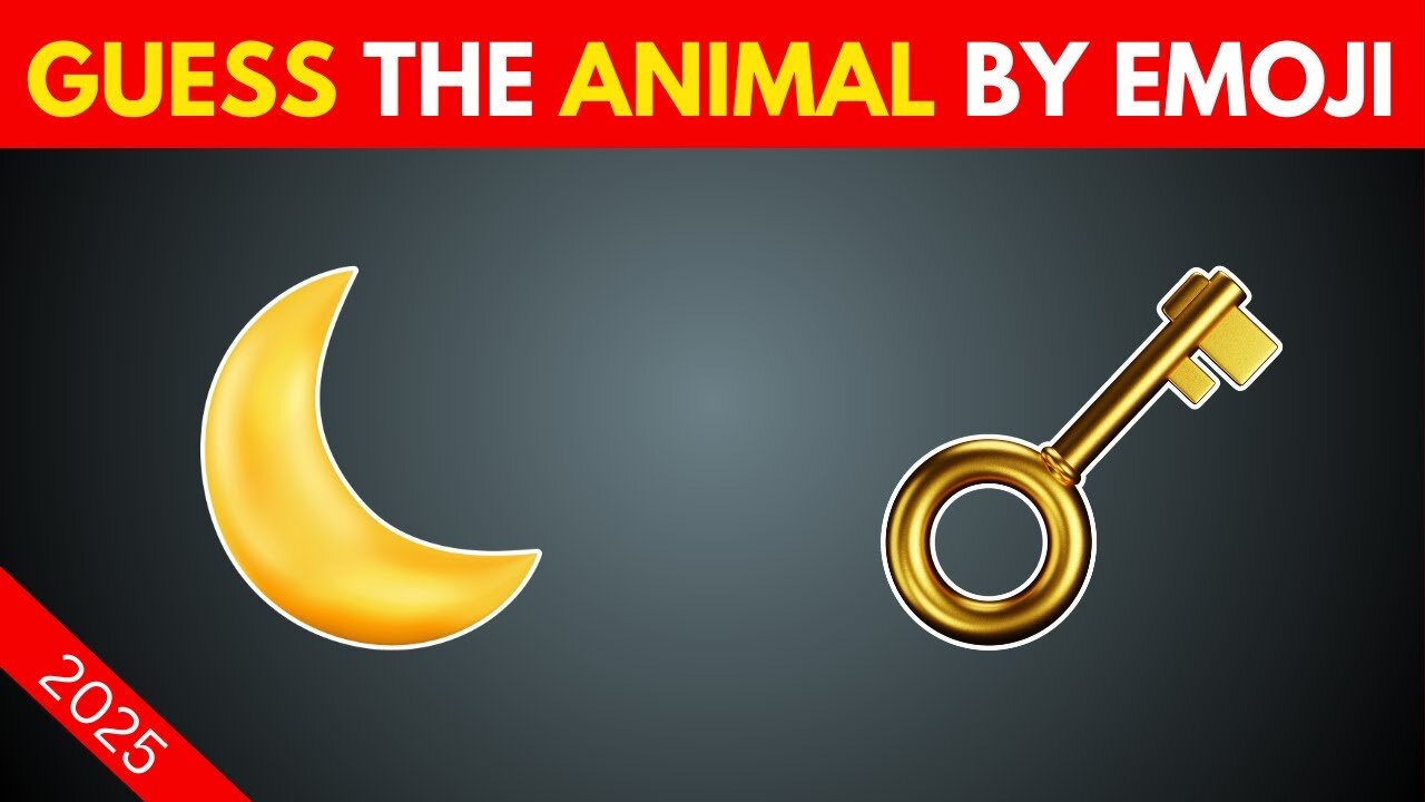 Can You Guess The ANIMAL By Emoji?Emoji Quiz