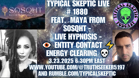 Live Hypnosis - Entities, Interdimensional Travel - Maya From SOSQHT - TSP # 1880