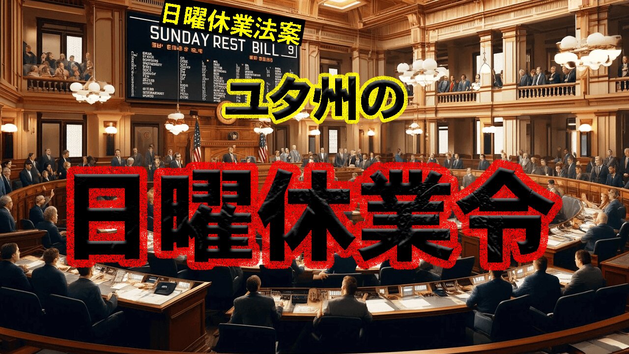 Utah's Sunday Rest Bill _ Prophetic News ユタ州の日曜休業令_預言的ニュース