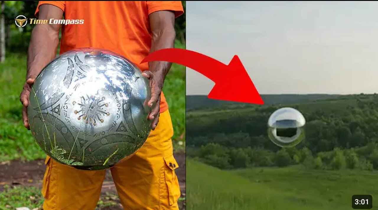Guy picked A UFO Orb in the forests of Colombia