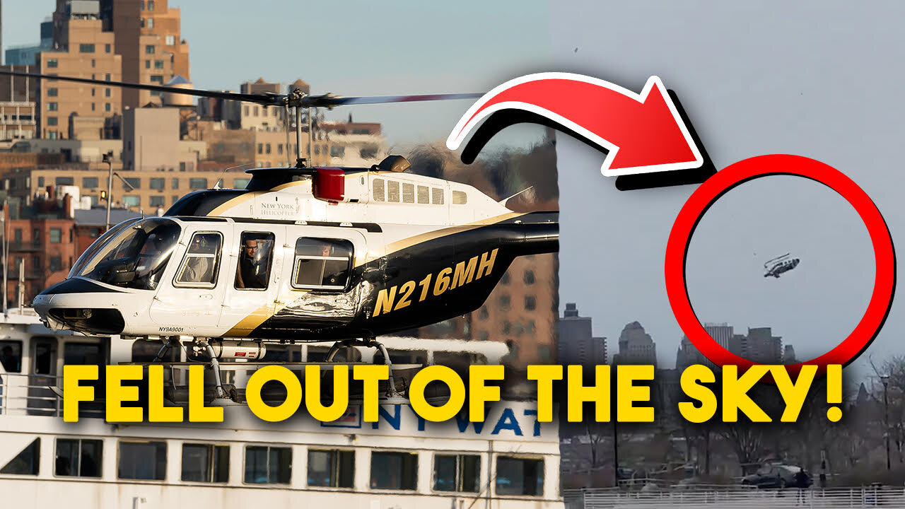 INSANE Helicopter Crash in NYC’s Hudson River! - Bubba the Love Sponge® Show | 4/11/25