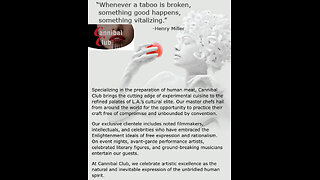 The Normalization of Cannibalism: From Human Composting to Culinary Shock