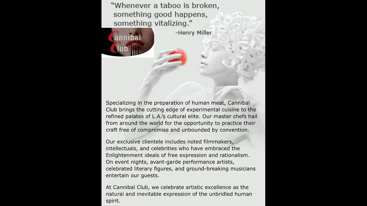The Normalization of Cannibalism: From Human Composting to Culinary Shock