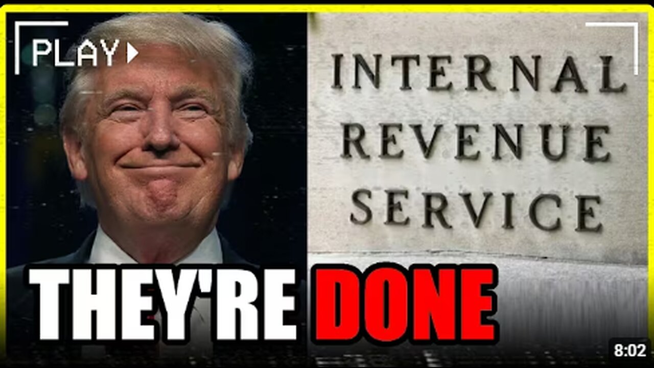The IRS just SURRENDERED to President Trump.