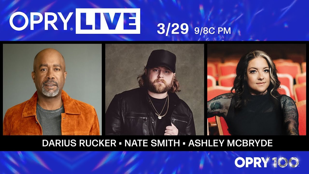 Opry Live - Darius Rucker, Nate Smith, and Ashley McBryde
