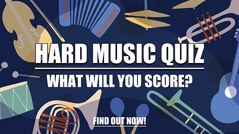 HARD Music Quiz