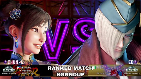 Kuya Kalbo SF6 Ranked Match Roundup. Chun Li Master Rank [Hori Fight Stick]