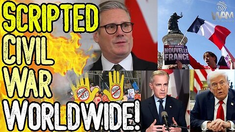 "Global Scripted Civil War Warning: Europe Plunges into Tyranny amid Massive Protests!"