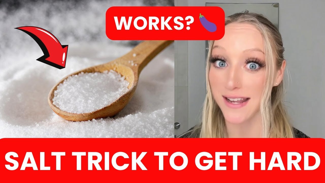 SALT TRICK FOR MEN – (STEP BY STEP!) – WHAT IS THE SALT TRICK - BAKING SODA TRICK FOR MEN