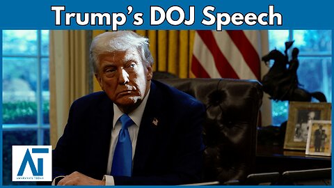 Trump’s DOJ Speech: Law & Order & Justice Reform | US Politics & Justice System