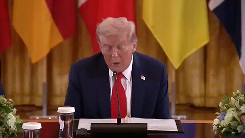 TRUMP: "All of us would obviously prefer an immediate ceasefire while we