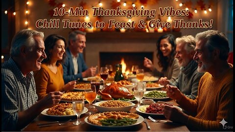 10-Min Thanksgiving Vibes: Chill Tunes to Feast & Give Thanks! 🎶🍗