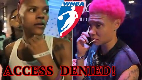 ENTITLED Pink Haired WNBA players FIND OUT they're NOBODIES! Bouncer DENIES them special Club Access