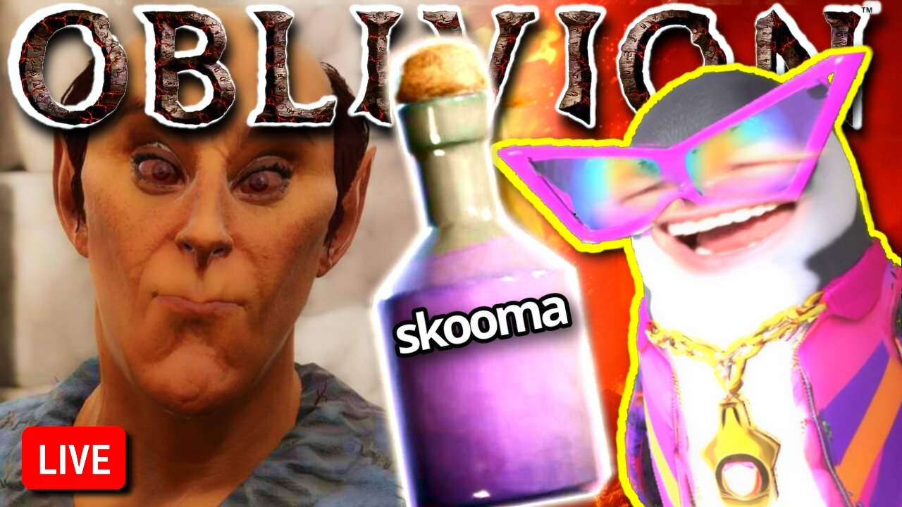 🔴LIVE | | OBLIVION PASSIVE AGRESSIVE PLAYTHROUGH | ADDICTED TO SKOOMA | #thedangledifference #SKOOMA