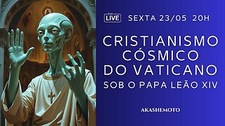 Papa Leão XIV, Vaticano e o Cristianismo Cósmico | Live 23 mai 2025