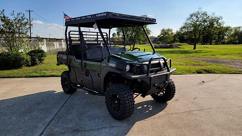 2023 KAWASAKI MULE PRO FXT 820 CUSTOM GREEN WALK-AROUND