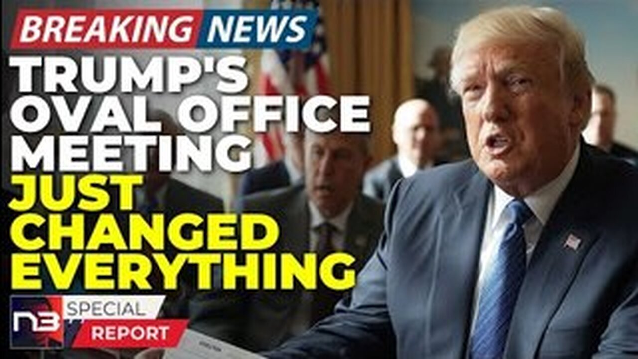 BREAKING You Won't BELIEVE What Just Happened In The Oval Office! The(02)