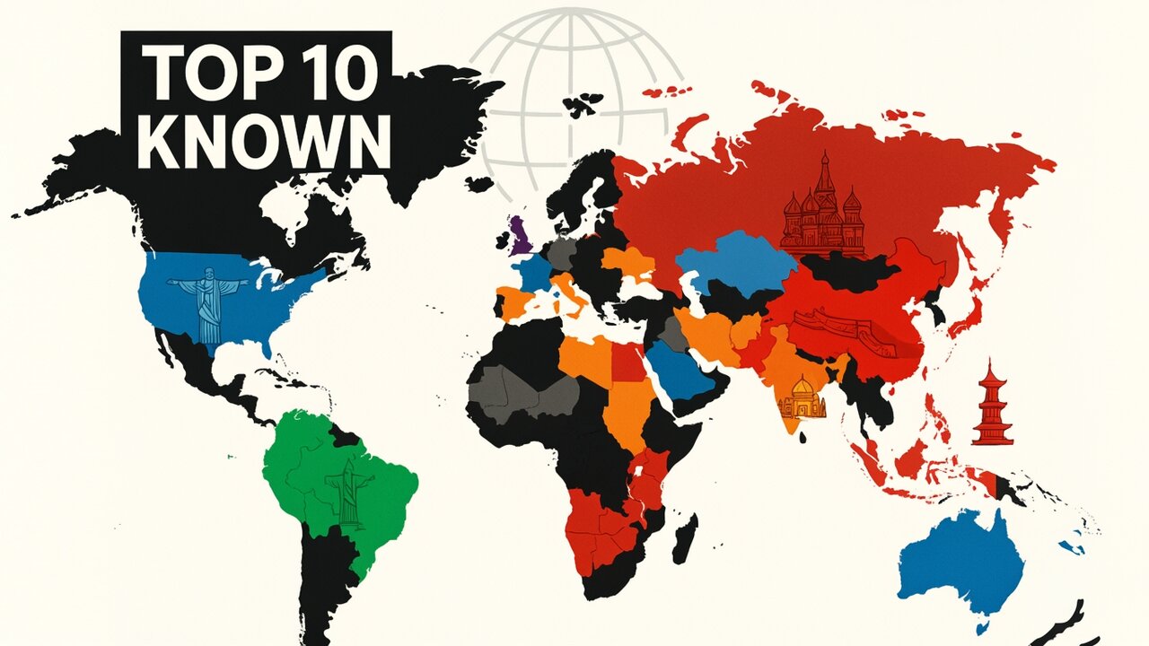 Top 10 Most Known Countries in the World — And Why