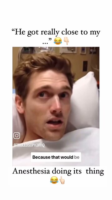 When the anesthesia kicks in 😅