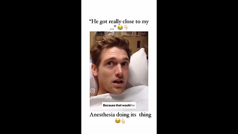 When the anesthesia kicks in 😅
