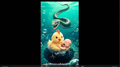 "Unreal Rescue: Chick Jumps into Well to Save Baby from Snake!"