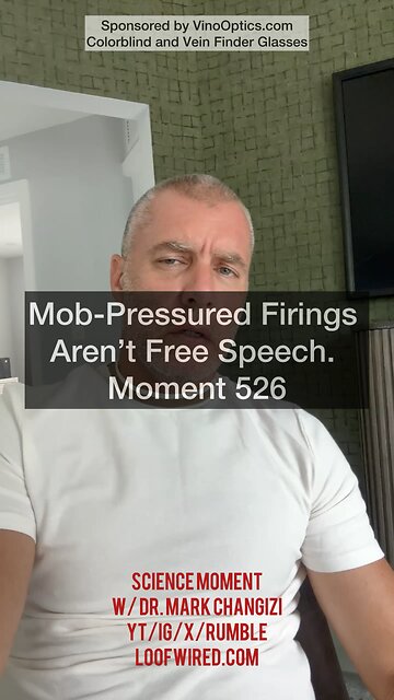 Mob-Pressured Firings Aren’t Free Speech. Moment 526