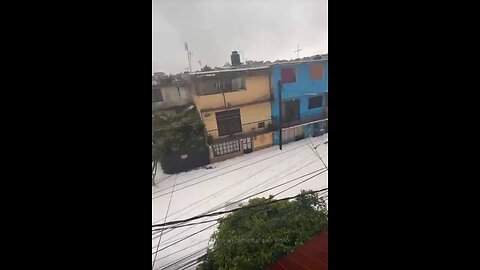 Heavy rain triggered the overflow of the Los Cuartos Dam