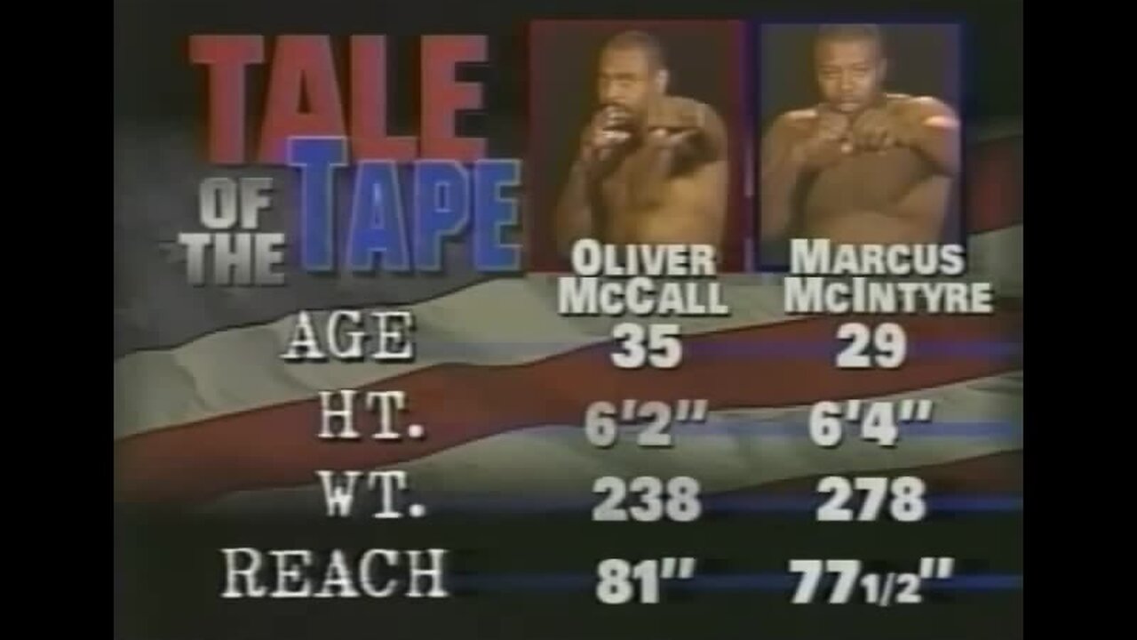 Oliver McCall vs Marcus McIntyre - May 25 2001 - Grand Casino, Tunica