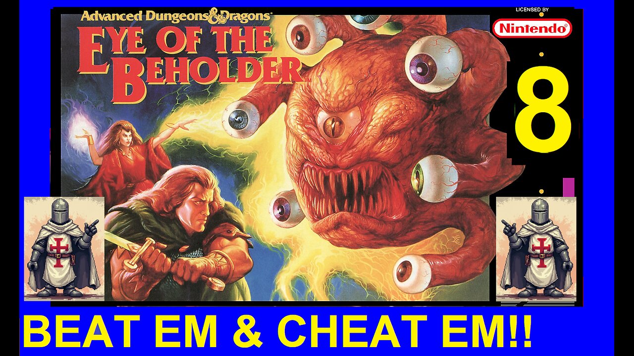 AD&D EYE OF THE BEHOLDER V8 - SNES - Skwatter's Beat 'em and Cheat 'em!