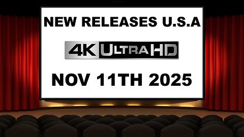 NEW 4K UHD Releases [NOVEMBER 11TH 2025 | U.S.A]