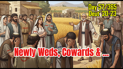 Day 57/365 - Battle Rules of Engagement | Civic Laws for Israelites #bible #deuteronomy