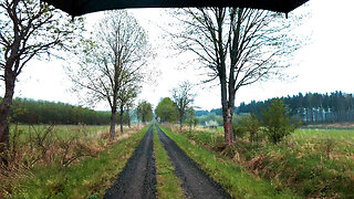 The Alley In Rain - Walking in the Rain in Nature ASMR