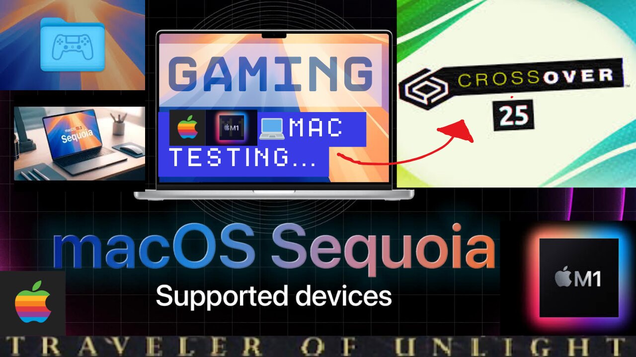 M1 💻 MAC_Testing [Alone In The Dark(2024) BOSS‼️ Shub-Niggurath 16 GB RAM| 8-c GPU w/ CrossOver™ 25