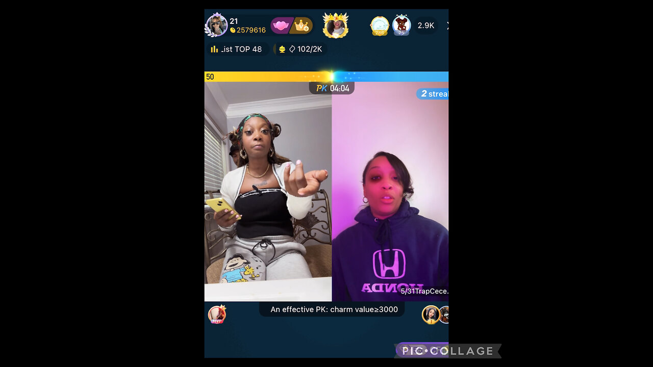 21 BAD BIH VS CECE! BIGO LIVE