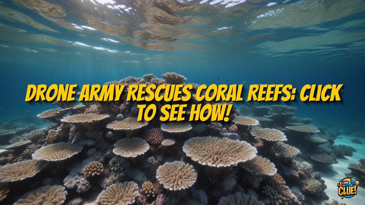 Autonomous Drone Swarms: The Future of Coral Reef Restoration