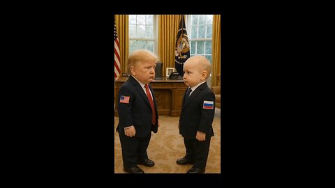 Lil' Trump And Putin Fight