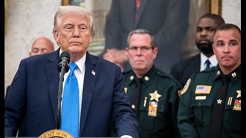 President Trump Participates in a Law Enforcement Event, May 19, 2025