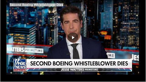 "Another Boeing Whistleblower Passes Away"