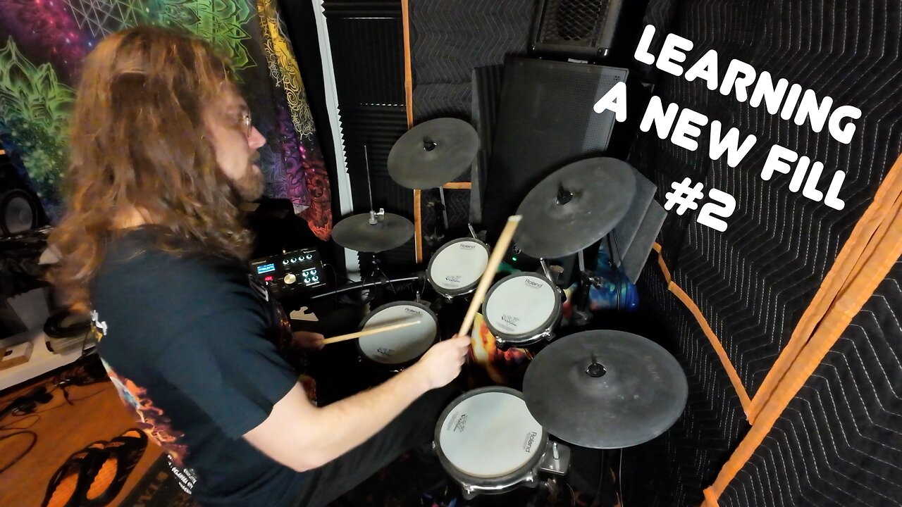 My right leg was burning after this one! Learning a new fill #2