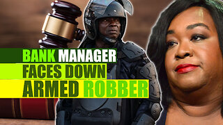 Shocking Video Footage: Bank Manager Fights Back Against Armed Robber 🥷🏼💥🥷🏼💥 #africa #africanews