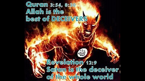 ALLAH DECEIVES YAHWEH DOES NOT! #truth #jesus #mary #ihs #church #bible #christian #saints #trinity